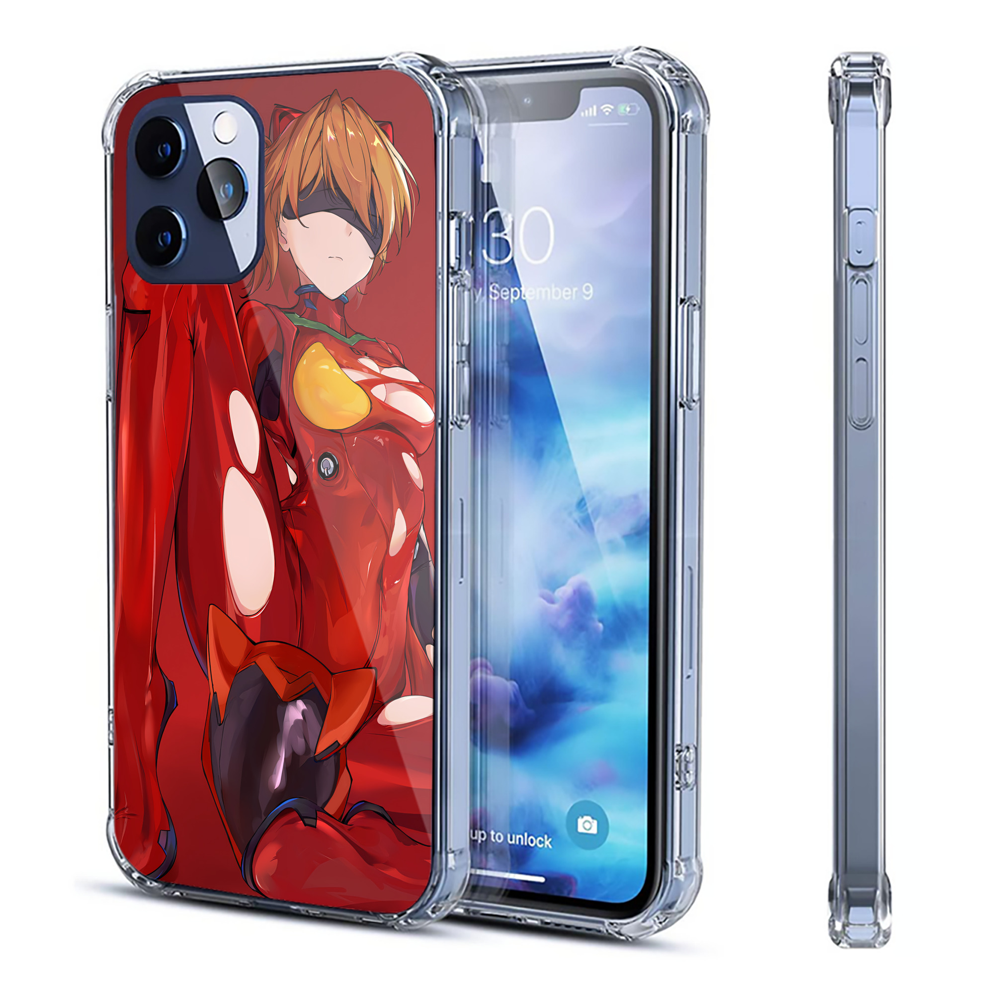 （画像用） EVA 新世紀エヴァンゲリオン 【iPhone 12シリーズ対応】透明スマホケース（クリアソフトケース）